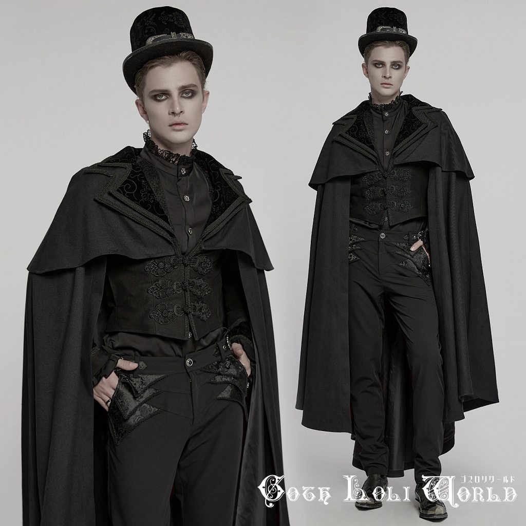 ストリート風サイバーパンクマントセットMDD4分BJD人形服1/4レザー