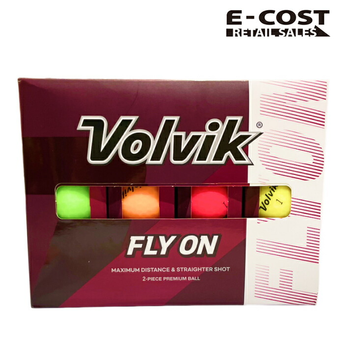 volvik FLYONフライオン　ゴルフボール　イエロー　４ダース48球 volvik FLYONフライオン ゴルフボール イエロー 4ダース48球