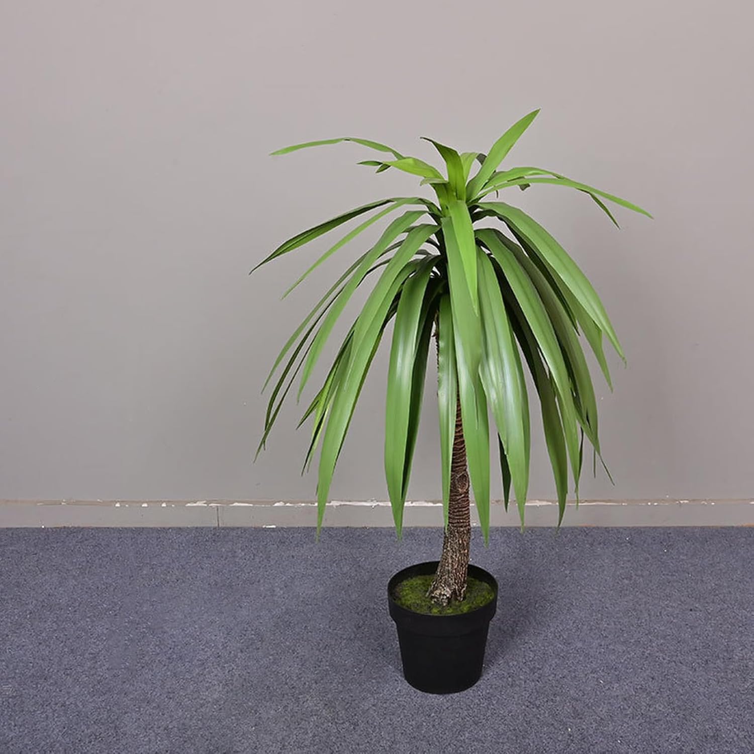 常緑樹 フェイクグリーン 大型 鉢植え 観葉草木 如何様物 人工ご覧になる草木 分かりやすい ドラセナ 実際的 南国 室内 水やり不必要 180糎 室内装飾 入り口・入口 リビング 事務室 開店祝い事 工作祝い事 引き移る