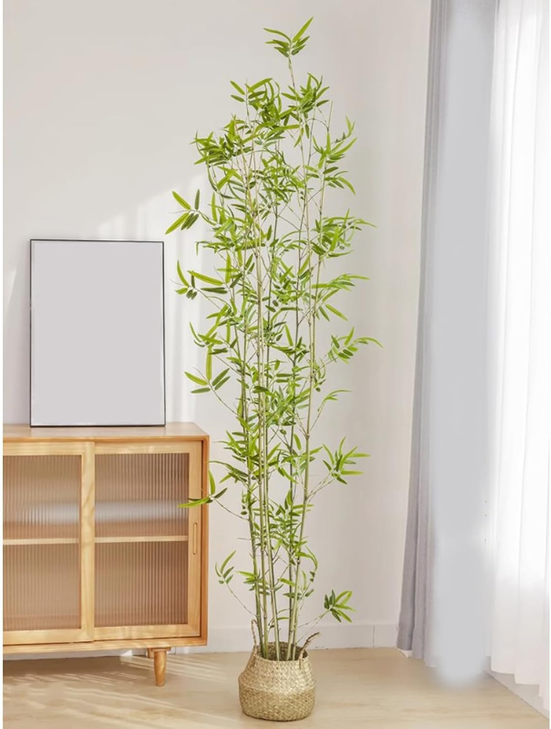 人工観葉草木 北欧室内装飾 フェイクグリーン 竹 鉢植え 屋内飾りつけ 庭 入り口・入口 バス発着場 一緒になる かざり付ける 鉢体取りはらい不可 170糎 水やり不必要 虫害の懸念することなし飾りもの 老人ホーム 回廊 飾りつけ用 撮