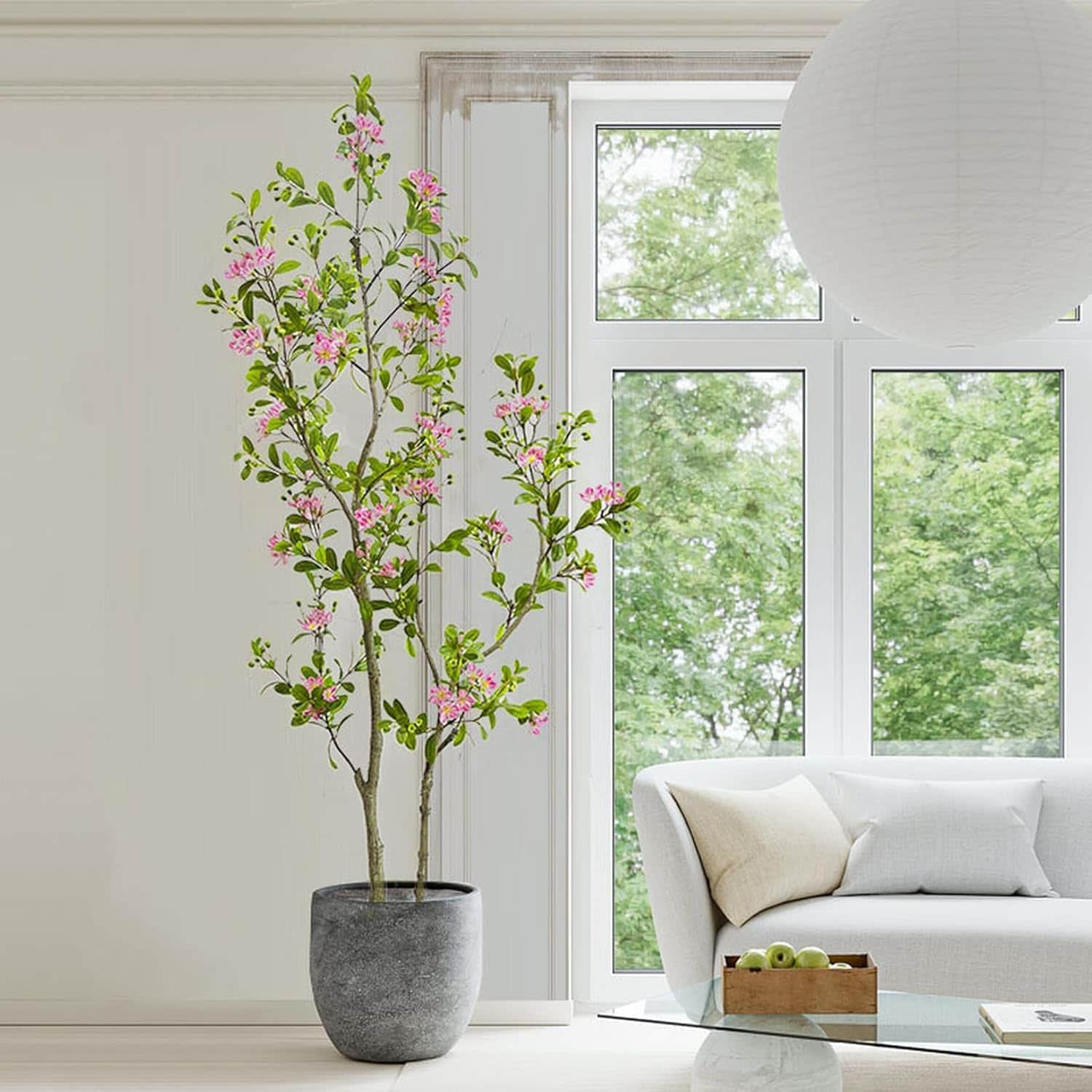人工 観葉草木 大型 フェイクグリーン 造花 まがい物 人工あずま屋 まがい物草木 150珊 室内装飾 室内 室外 水やり不必要 枯れない 見目麗しい造花天然木 好いたらしい 好いたらしい ご住み処や事務室に至適 デコ用