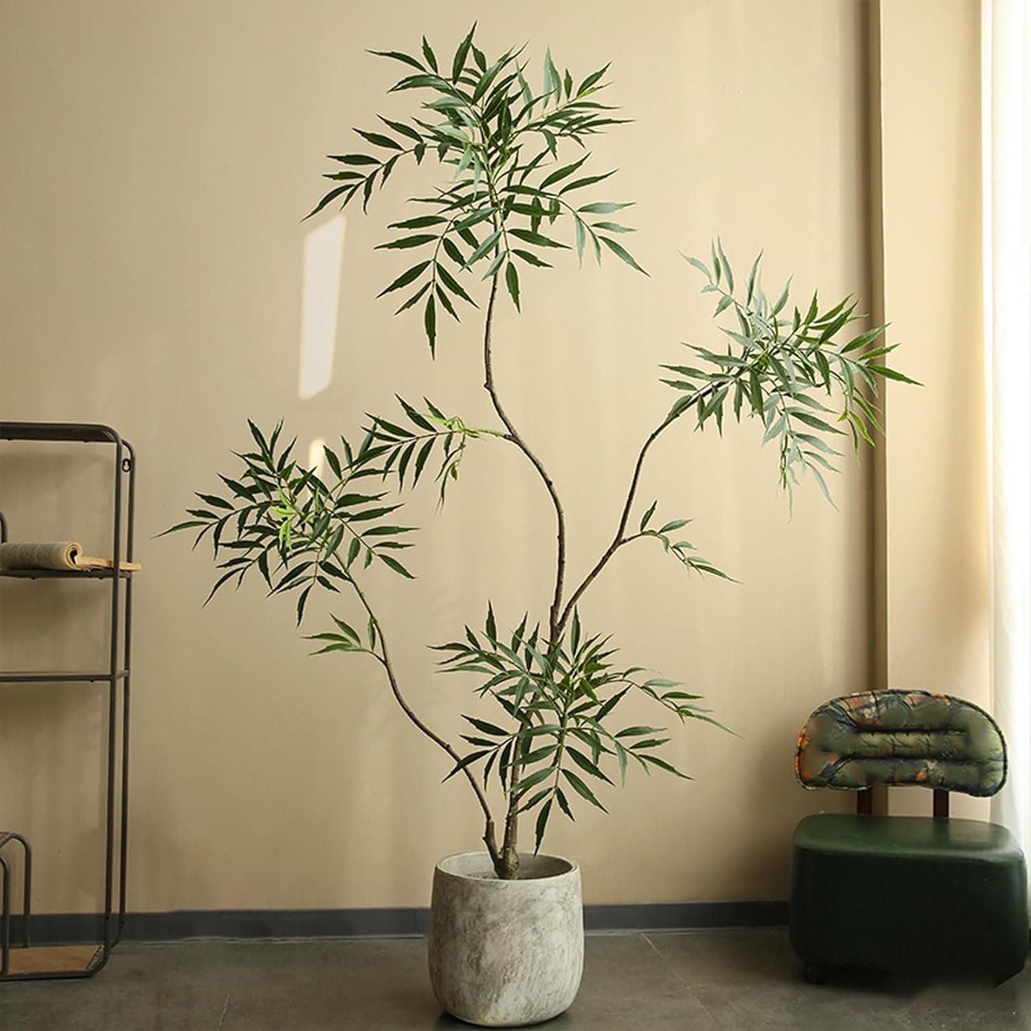 フェイクグリーン 大型 歓葉植物 如何様物 人工歓葉植物 枯れない 室内 水やり不必要 お取りつくろう飾り気のない 125糎 分かりやすい 今めかしい 室内装飾 人工 鉢植え 鉢付き添い人 祝い事 父の日 差し上げ物 差し上げ物