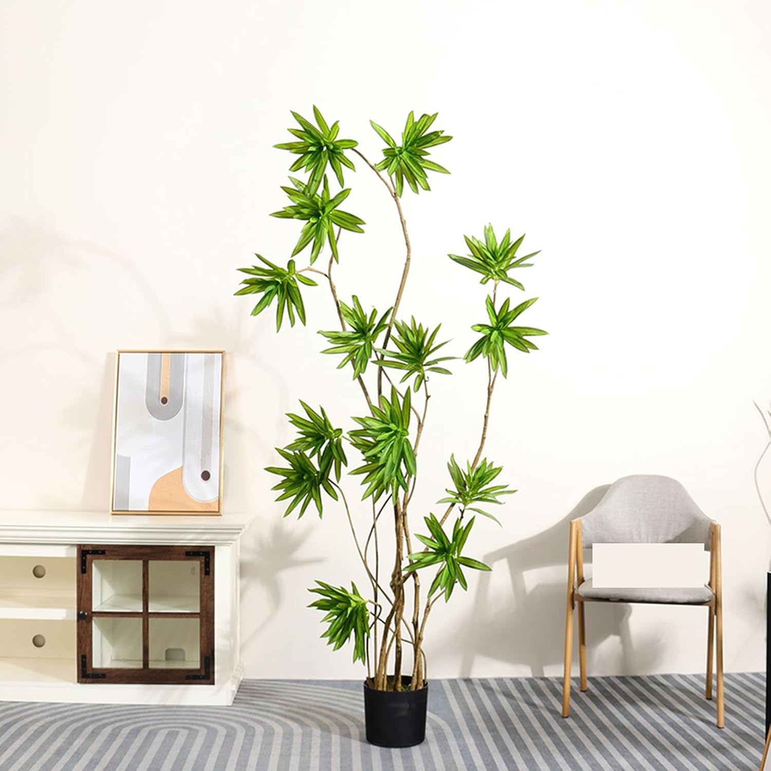ポット付き添い人 人工木 老人ホーム飾りもの 屋内用 大型 人工草木 鉢植え 事務室 お取りつくろう飾り気のない 虫害の懸念することなし 水やり不必要 フェイクグリーン 園地 老人ホーム御馳走 北欧 飾りつけ 140糎 差し上げ物