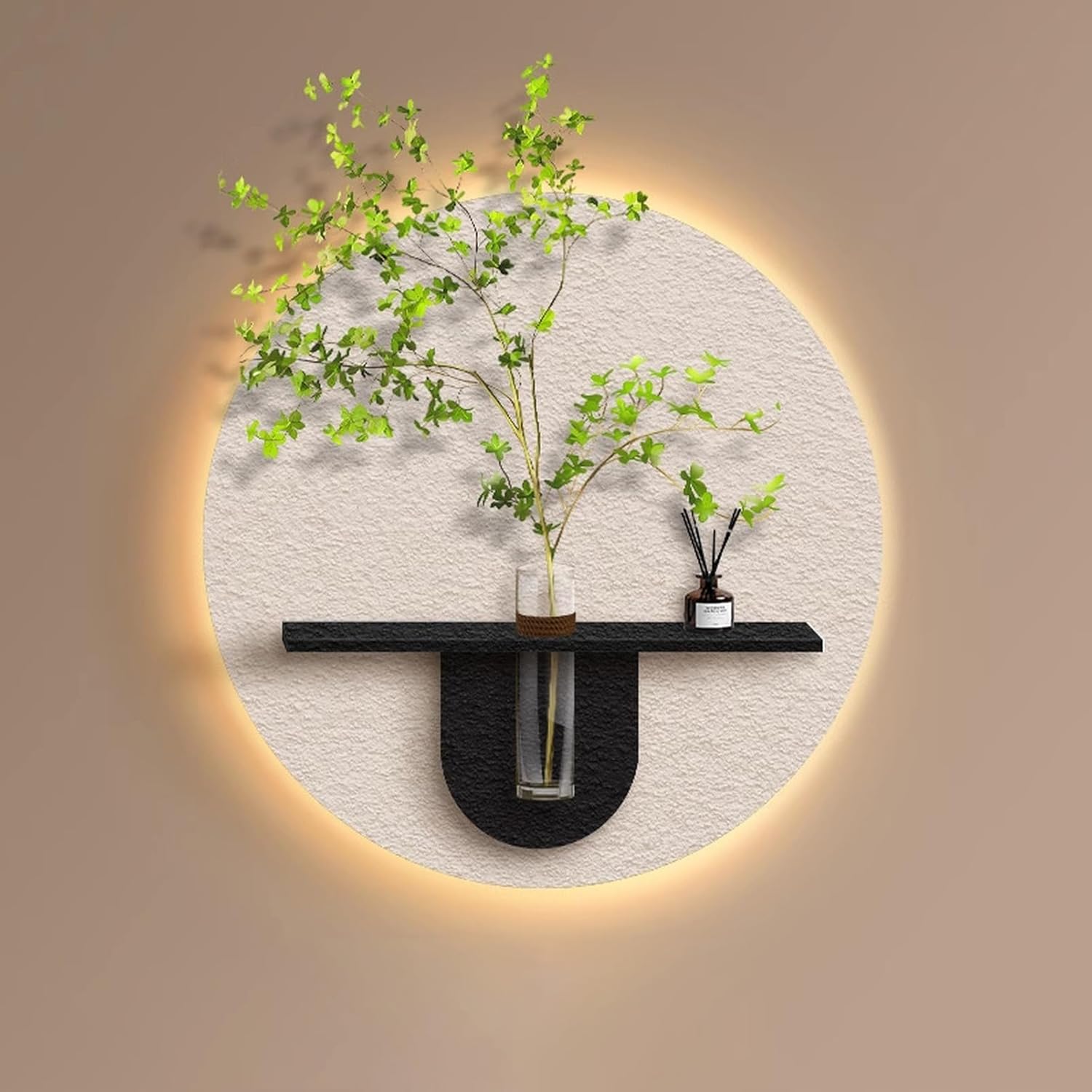納める飾りつけ ウォールシェルフ 収納家具 60*60 飾りつけ 壁飾りつけ 立体砂岩画 かざり付ける品 工芸ダイアログボックス 貼り出し 3D立体感のある浮彫り 色つや3 部屋の入り口 リビング 事務室 夕ご飯 壁飾りつけ