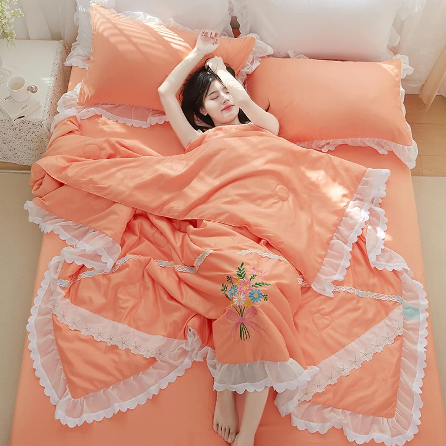 掛け布団 鳥毛よりあたたかい 軽さ かけ布団 夏布団 図体に愛情を込めて填まる やわらかな手当たり 無地 通気 防臭産業 洗える 掛けふとん シングル 冷房装置打つ手 キルト毛布 枕押しかぶせる 1点 4点仕掛ける