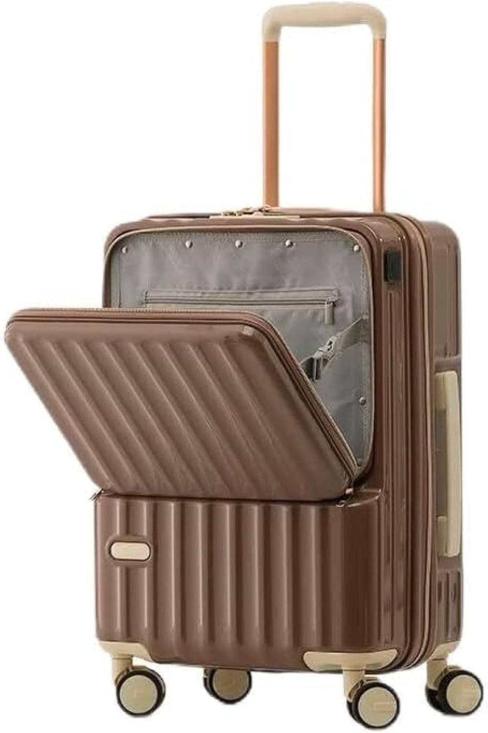 楽天市場】スーツケース キャリーケース 小型 前開きポケット フロント