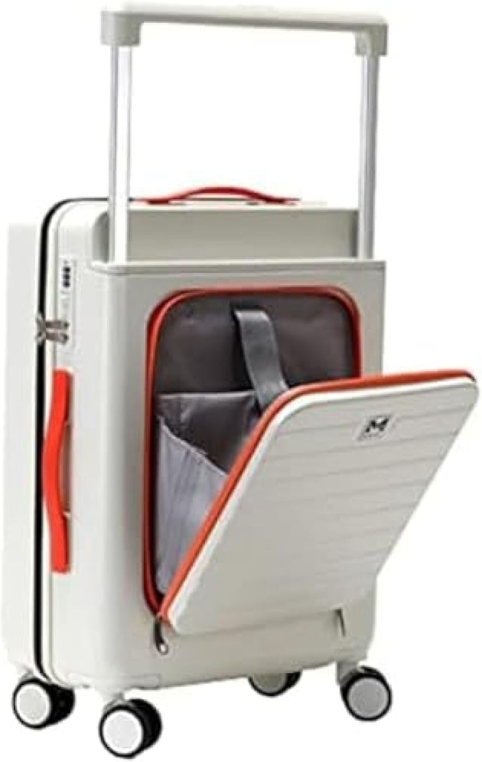 旅行バッグ L大きさ 65L/託送止むを得ず/6-8泊 持ちはこび入れもの 向こう正面開けっ広げ キャリーバッグ TSA鍵を掛ける積み上げる 向こう正面衣嚢 ジッパー式 広々とした手持ち部分 超軽さ 小型 耐衝撃 静音 ダブ
