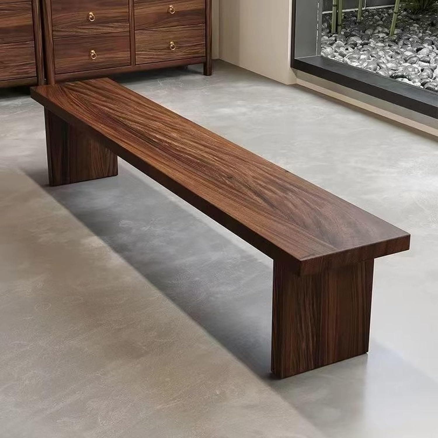 ダイニングベンチ ベンチ 無垢材 天然木 100cm 120cm 2人掛け チェア 木目 おしゃれ シンプル 家具 ベンチチェア ダイニング 玄関ベンチ タイプ5 長椅子 木製 玄関 2人掛け 100｜GOTO funny 店