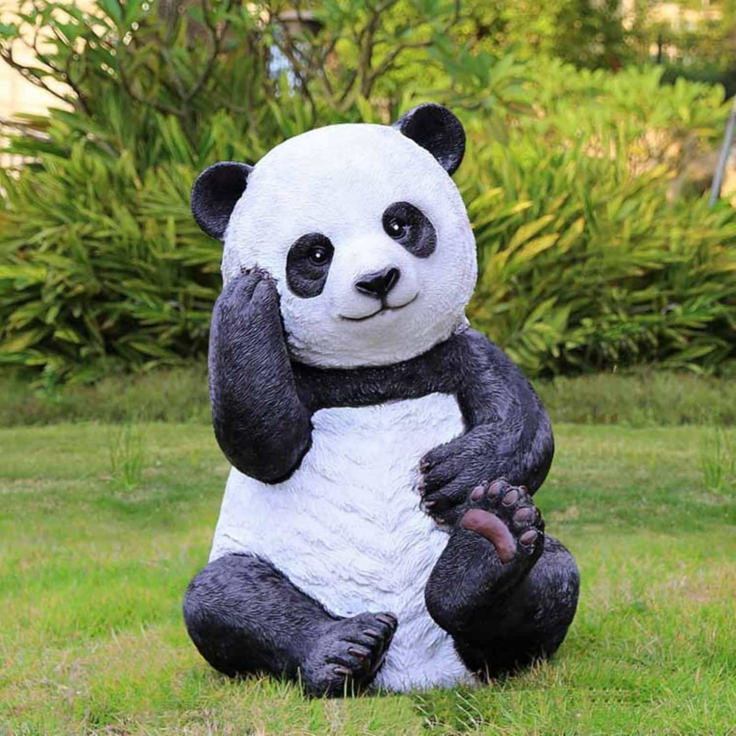 ガーデニング ガーデンオーナメント 手合い9 F 飾りつけ オブジェ 室内装飾 愛くるしい 雑貨 脂 ジャイアントパンダ 毛の荒物 毛の荒物 ジャイアントパンダの飾りつけ ガーデニング雑貨 愛くるしい 自然的 庭 部屋の入り口 室外 ジャイアントパンダ