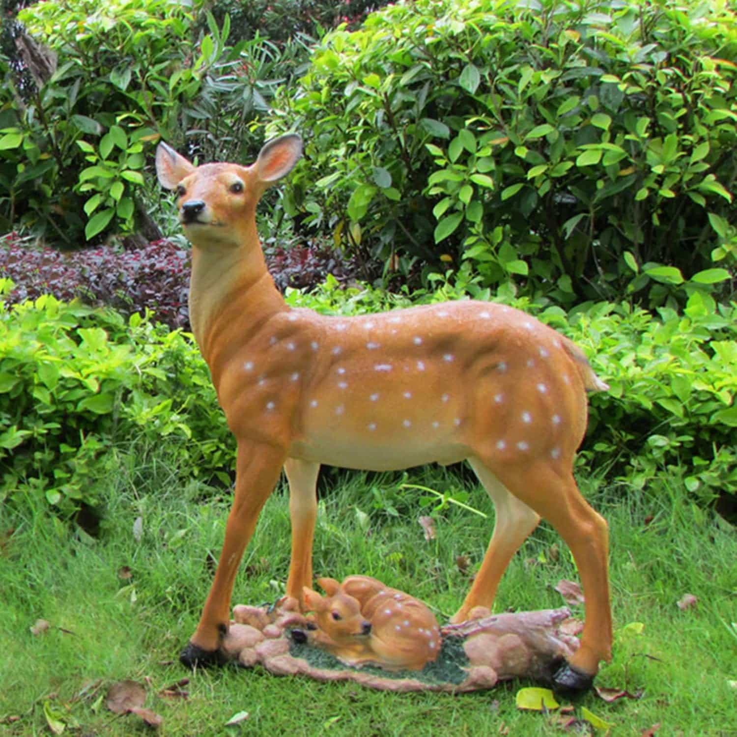 ガーデンオーナメント しか 鹿 毛の荒物像 お庭飾りつけ 脂製 ガーデニング 飾りつけ オブジェ 雨合羽 耐久性 牡鹿 手合い2 庭園 雑貨 回廊 室外かざり付ける 庭の彫り物 かざり付ける 飾りつけ F 室内装飾 飾りつけ