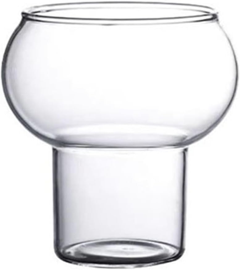 2個セット グラスカップ 530ml ガラスコップ 280ml 瓢箪形 クリア コーヒーカップ スピングラス 氷カップ ins風 ウイスキーグラス おしゃれ 北欧 家庭用 ジュースカップ ミルクカップ