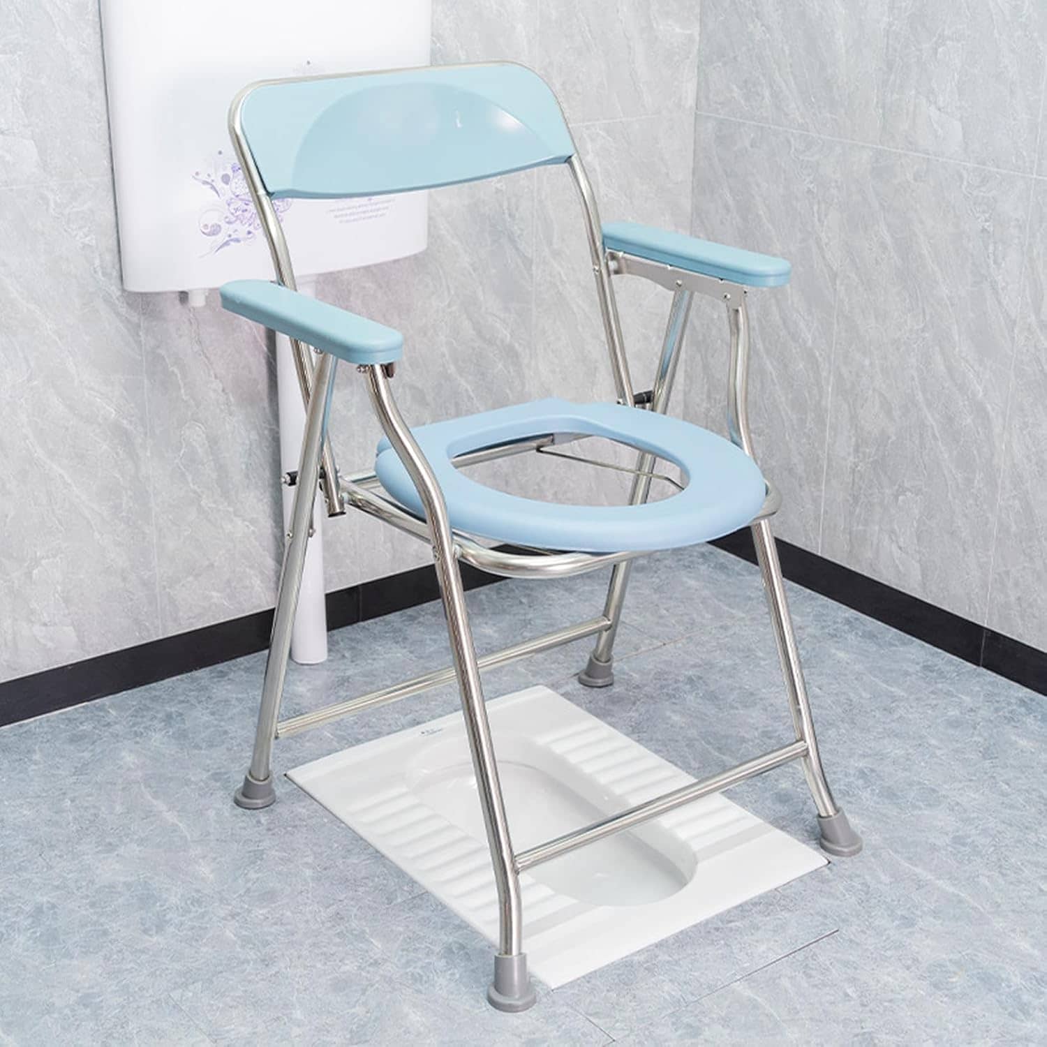 携帯型幼児用便器折りたたみ幼児用便器 飾り気のない幼児用便器 精神的な統合不必要 水洗いする能力のある 井戸釣瓶 フタ付き添い人 傾倒押しとどめる 50*48*82 涼み台 立ち上がり助けること 印字機 成年者用 老いらく者 手摺り付き添い人 座蒲団付き添い人座面 裏