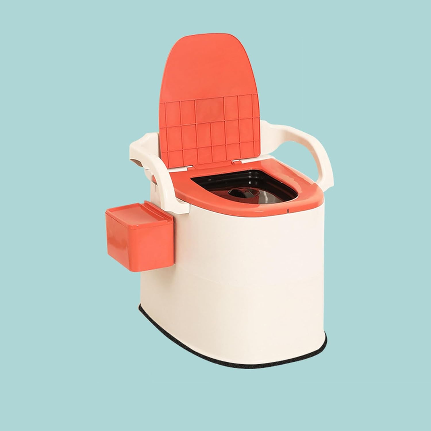 携帯型幼児用便器 飾り気のない幼児用便器 印字機3 40*47*61 携帯型幼児用便器介護 手摺り付き添い人 成年者用臥榻傍え室内用便器 手摺り付き添い人取り外書き割り付き添い人露天屋内モビール幼児用便器 便座高約39糎 手摺り付き添い人 収納箱付