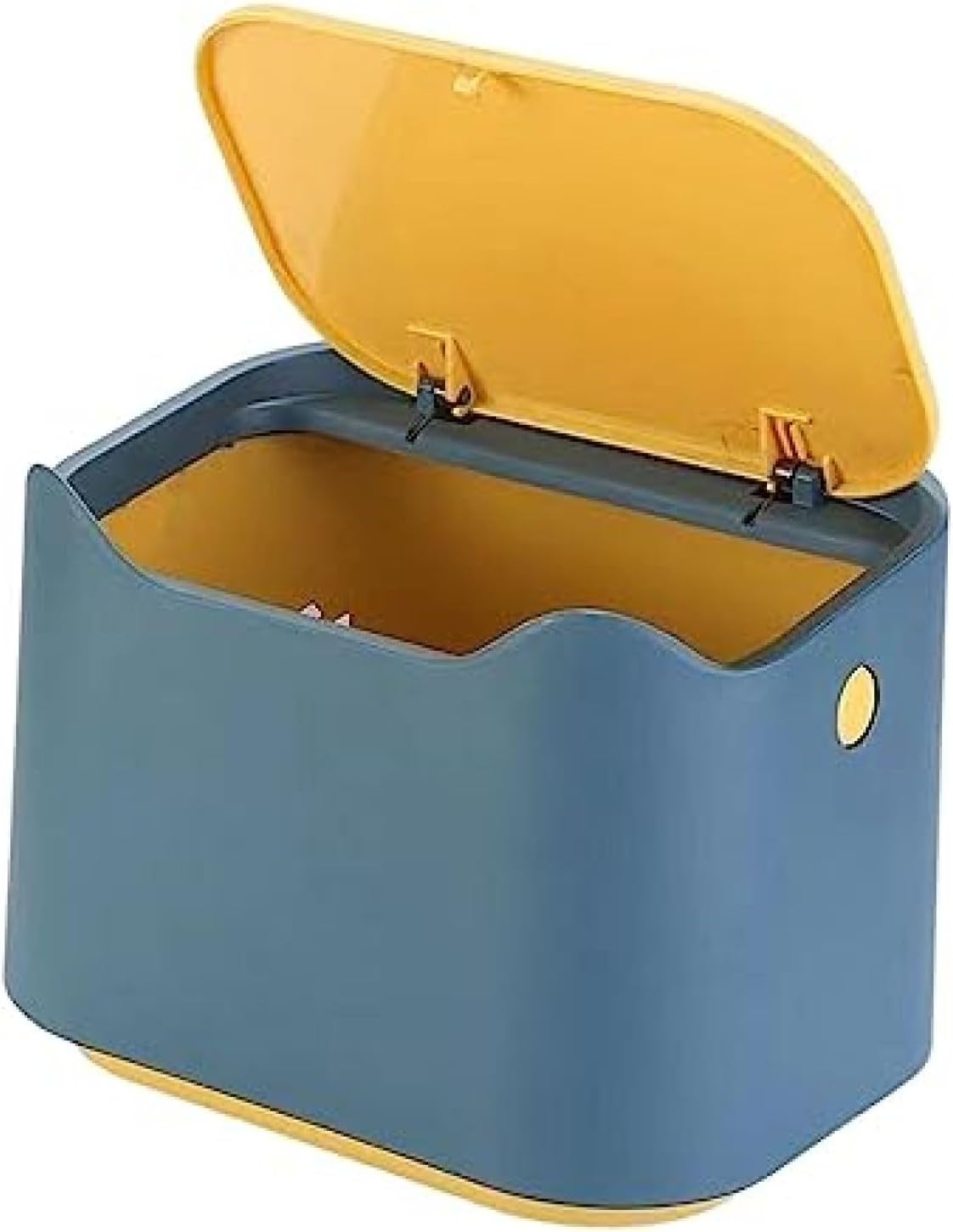 小さな紙くずかご 押し付ける表現スタイル デスクオーガナイザー 2L 小型多役立つこと井戸釣瓶 取りさげる物手かご 御厨子所 書房 事務机 珈琲一覧表用 赤