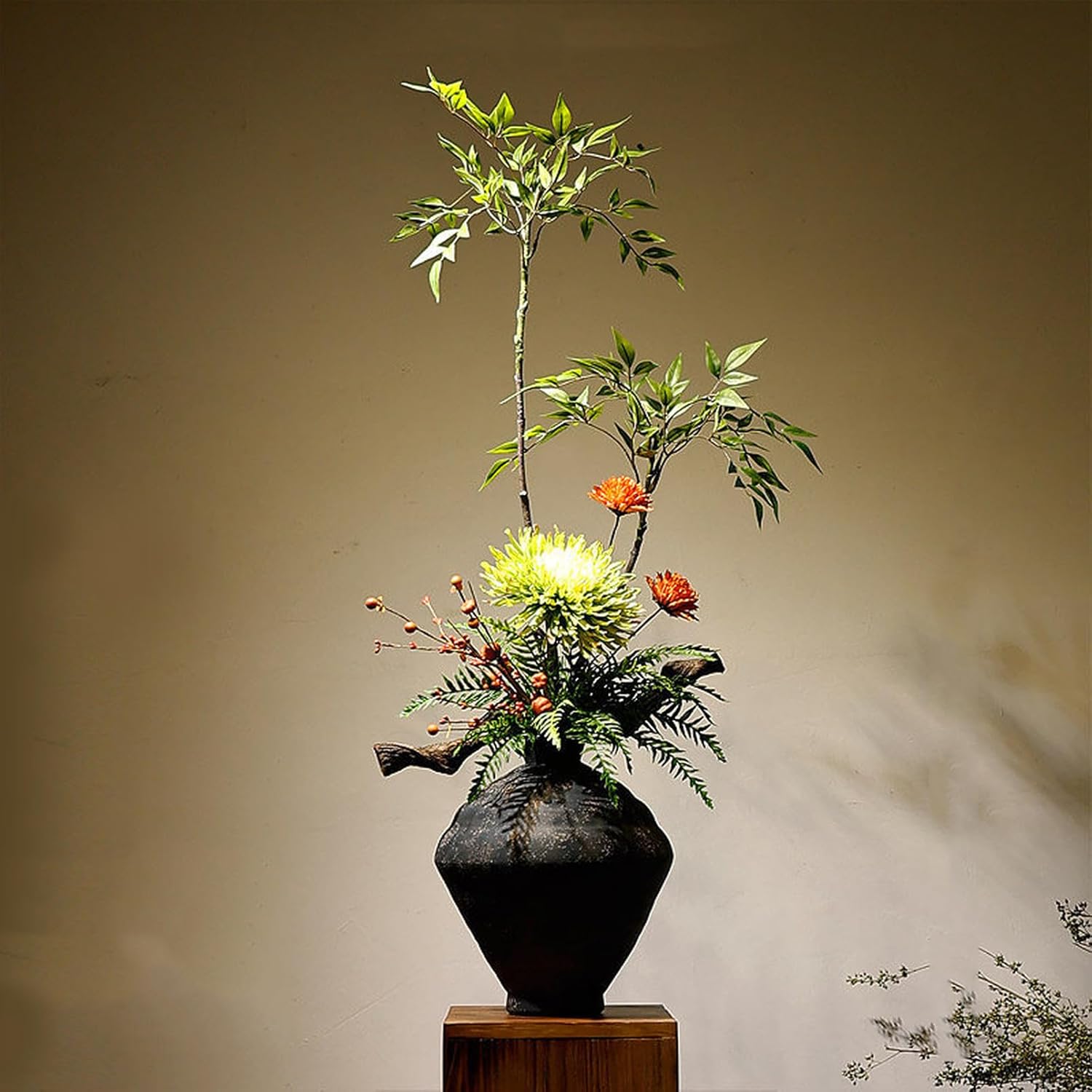 造花オブジェ 飾りつけ 新中式風 お花申し合わせ 瀬戸ものお花軍事基地 泊まり 入り口・入口 リビング SET 柔らかいな形成 03書き割り 旺盛さに満ち 早見表真っただ中飾りつけ 活け花 室内装飾 バス発着場 事務室