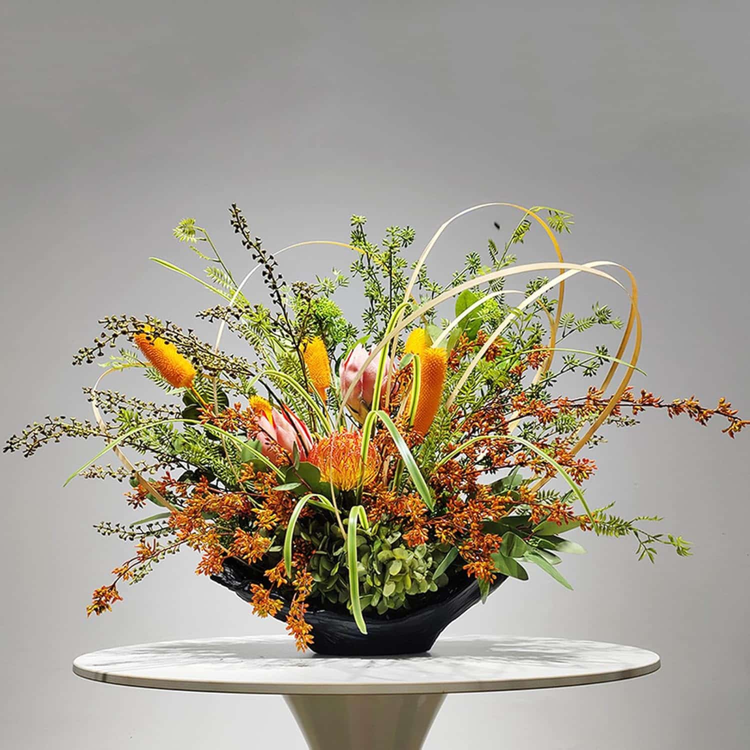 造花 花瓶アレンジ 01セット インテリア シミュレーション 生け花 人工観葉植物 リラックス空間を演出する リビング ダイニング テーブルセンターピース F 長期間美しい 生気に満ち 引越し祝い 新|GOTO funny 店