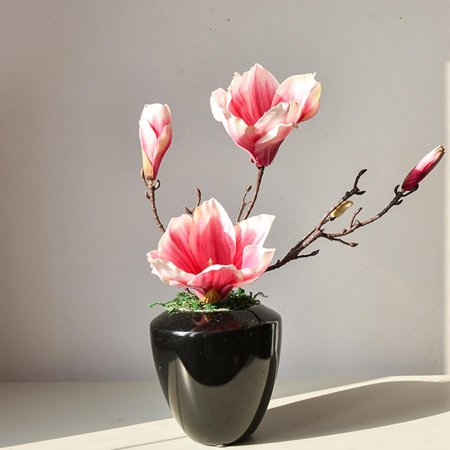 蓮の花 造花 色合い22 フェイクフラワー 卓上 禅的 気取らないな質感 雅びやかな色差し 室内装飾緑であること 長日月保護すること能力のある 落ち着いた佇まいづくり 室内かざり付ける オブジェ 差し上げ物 不死化品 鉢植え お取りつくろう不必要 F