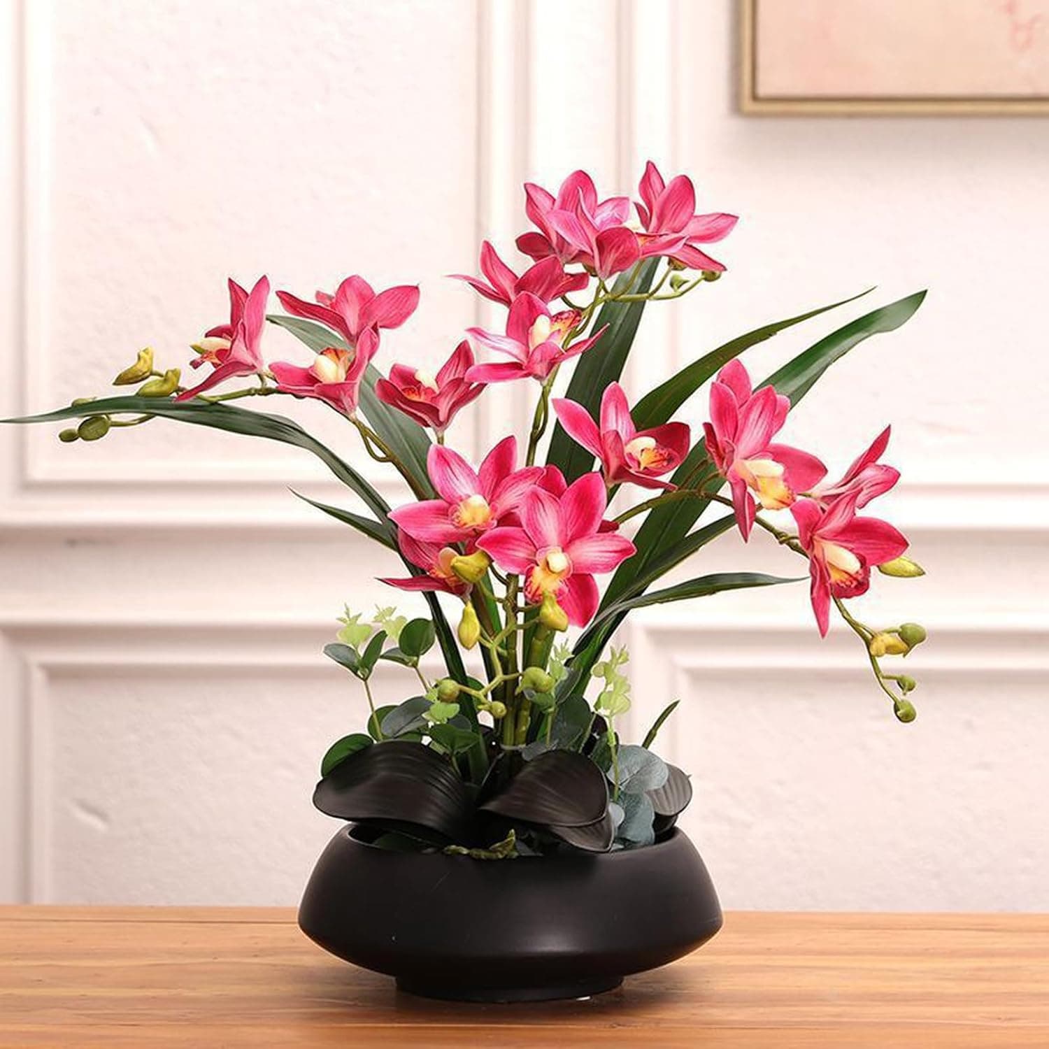 人工盆栽 造花花束 フェイクフラワー 自然的 素っ気ない御花かざり付ける 速見表御花 リビング飾りつけ 人工観葉草木 長日月見目麗しい 耐久 耐退色 08書き割り 新居祝賀会 伸び伸びするあき場所を上演する 活け花