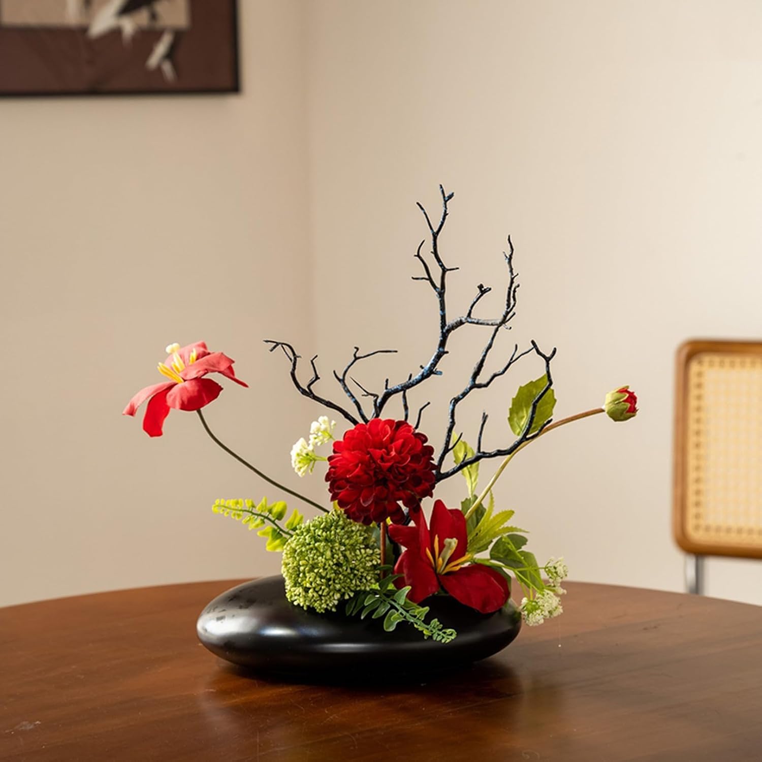 造花申し合わせ 飾りつけ 室内かざり付ける 瀬戸もの花立て付き添い人 新中式 ミニ盆栽 04仕掛ける 人工苔 フェイクグリーン 卓上 リビング 茶室 部屋の入り口 執務室 F 室内装飾 飾りつけ 和今めかしい 差し上げ物 長い間美観守りつづける