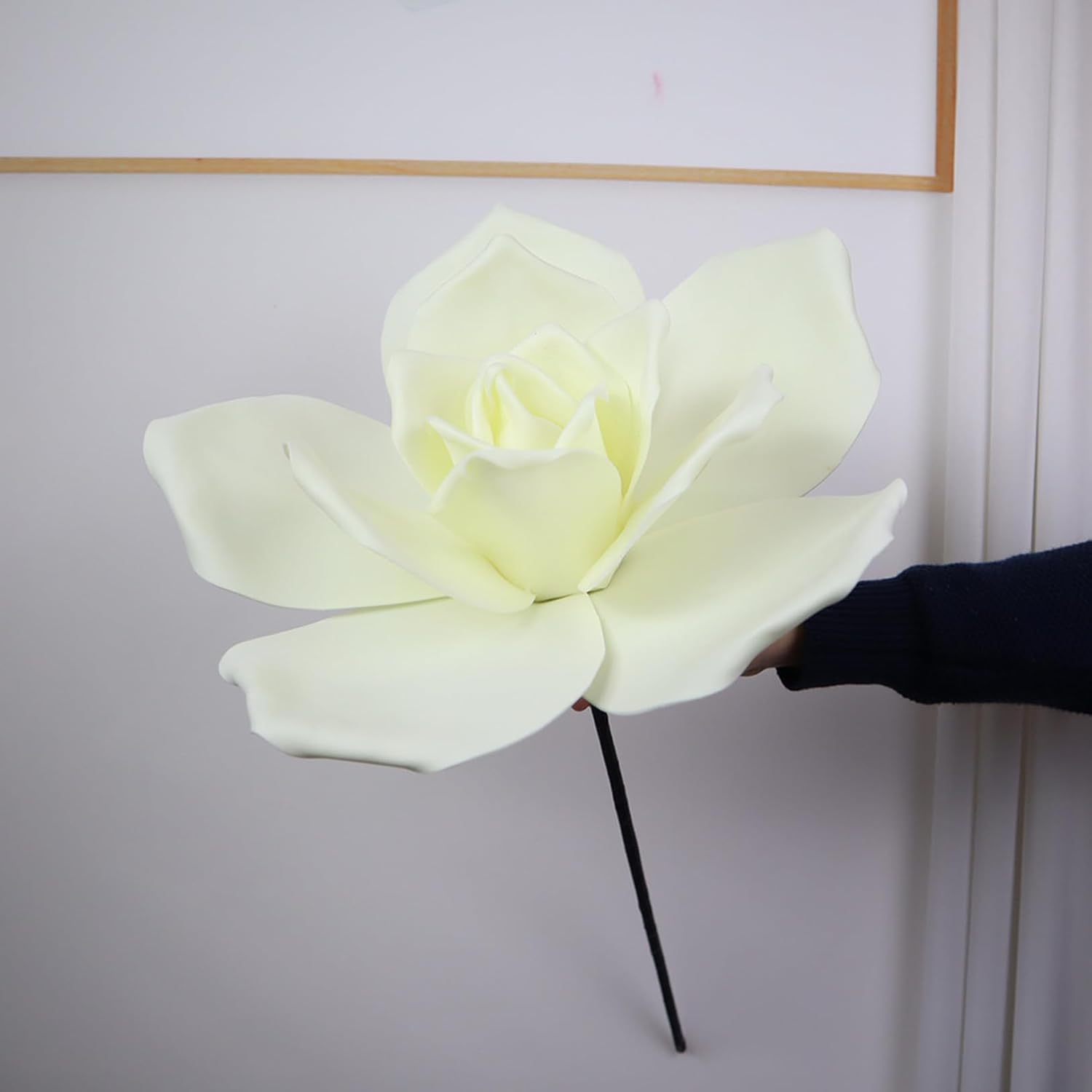 薔薇造花 フェイクフラワー 80コマーシャル 大型 名取り草の造花 大輪 室内装飾 執務室 色合い3 端っこ飾りつけ 調査報告御花 ジャンボ フェイクグリーン 引っ越し儀式用 特大大きさ 人工観葉草木 高さ約