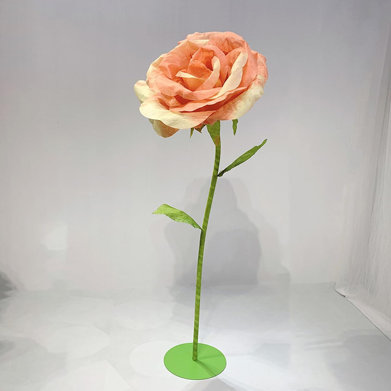 フェイクフラワー 馬鹿でかいな造花 薔薇 手作り グラデーション バス発着場 車窓見せびらかす 華燭の典かざり付ける 路引っ張ること花 色つや4 お手てお手伝いさん 出来事会場 立体大輪 40コマーシャル 本物そっくり 高さ約120珊