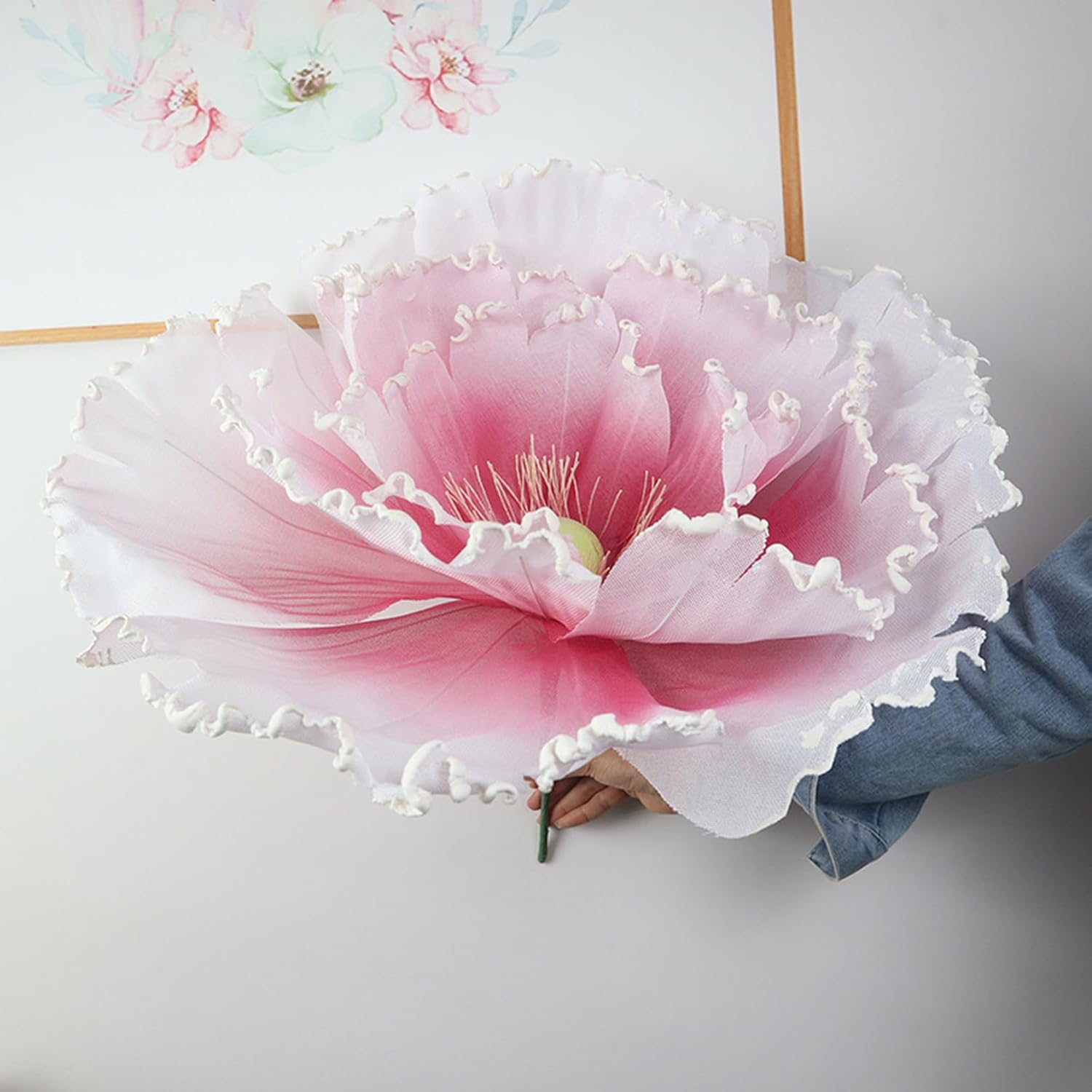 馬鹿でかいな造花 人工観葉草木 色つや5 大型御花 手作り 枯れない 華燭の典かざり付ける 交歓会 会場組み立て 華燭の典 周囲の状況 バス発着場見せびらかす 60コマーシャル さくら色 ローズ 薔薇 フェイクフラワー 立体大輪