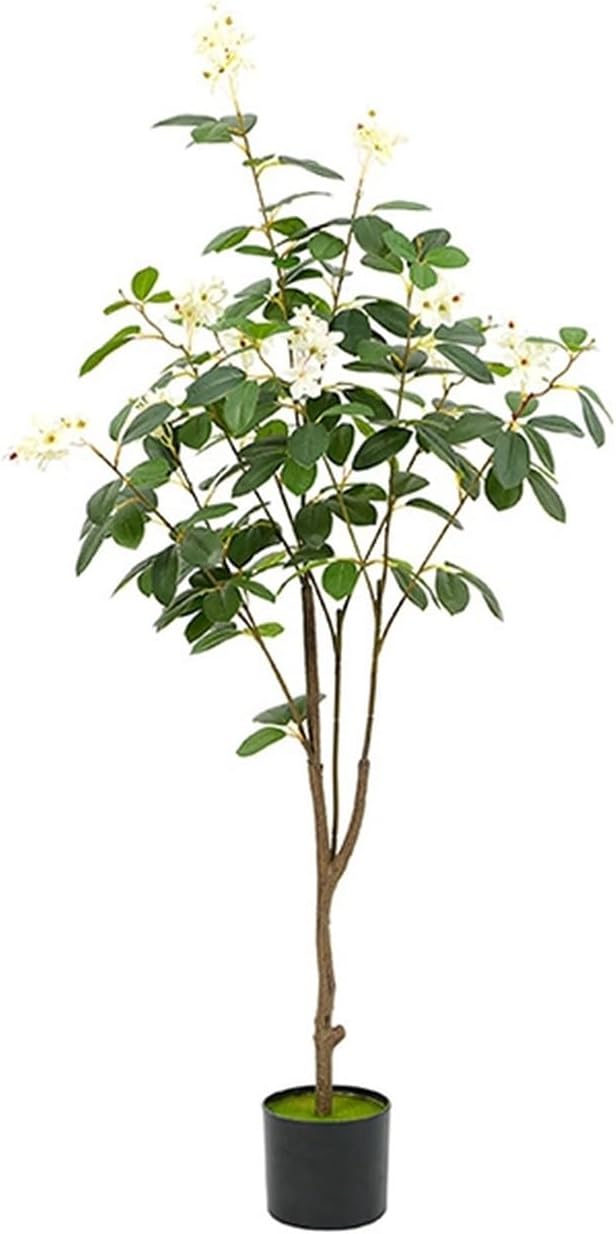 造花 ジャスミンの木 人工観葉草木 鉢植え 室内かざり付ける フェイクグリーン 今めかしい 室内装飾 130コマーシャル 介護ホーム飾りつけ 差し上げ物 大型 人工樹 室内用 緑であることオブジェ 商業主義あき場所 真っ白い 読書人
