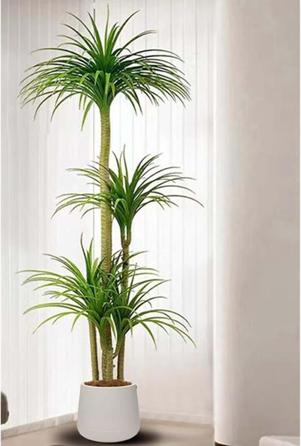 ドラセナ フェイクグリーン 180コマーシャル 大型 鉢植え 室内装飾緑であること 本物そっくり 写実的 持ちこたえる 室内 事務室/リビング/長いす横/部屋の入り口に 自然的 お取りつくろう不必要 人工観葉草木 色つや3 高