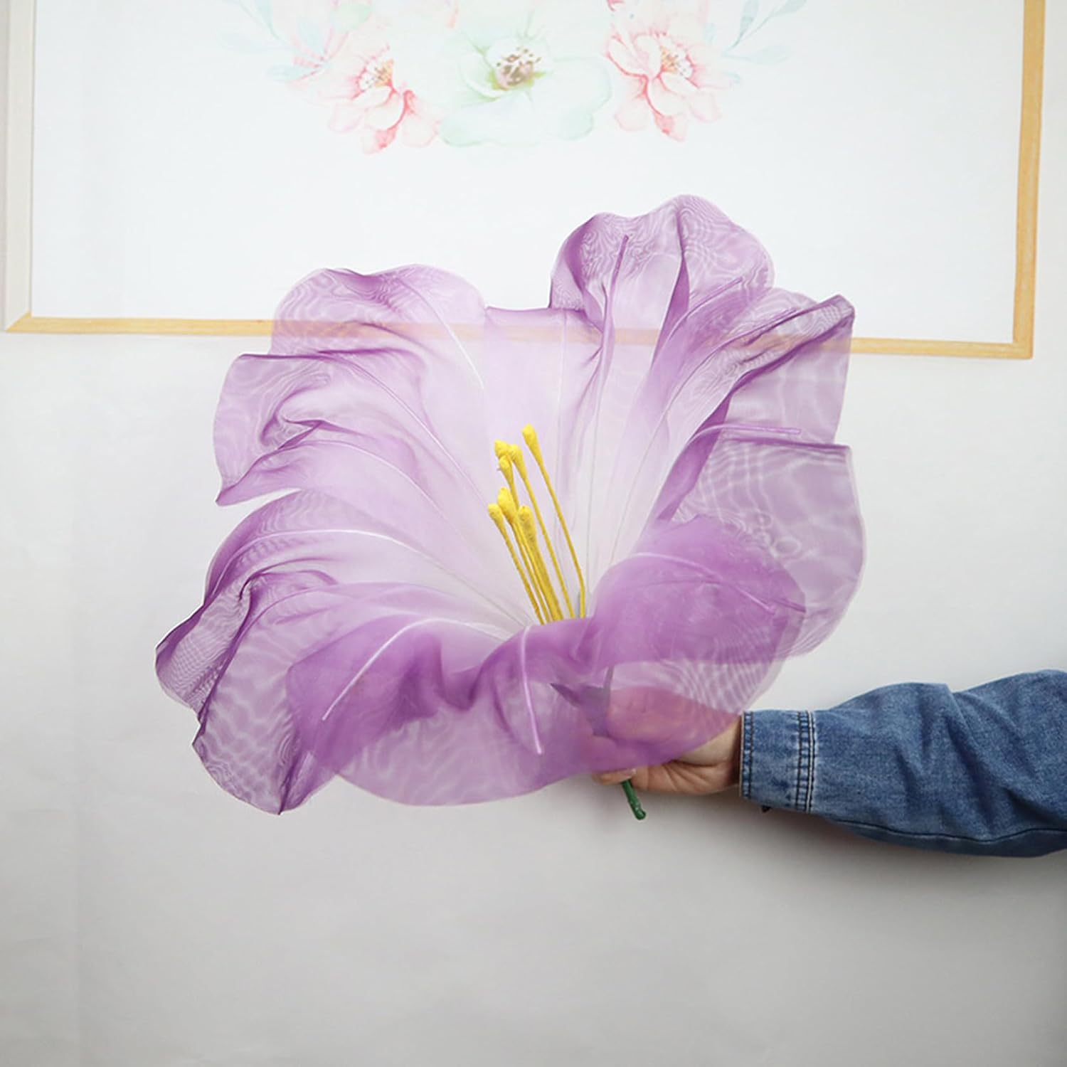 造花 大型 調査報告お花 ガーゼ 本物そっくり 手作り 御芽出度 御芽出度 御芽出度 会場かざり付ける バス発着場かざり付ける 見せびらかす 見せ物陳列箱 色合い3 特大大いさ 50コマーシャル フェイクフラワー 人工