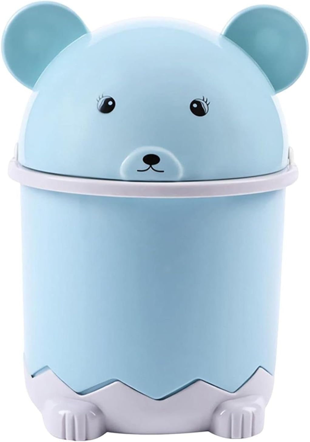 モダンデスクトップゴミ箱 ゴミ箱 紙製ゴミ箱 テーブル ゴミ箱 動物の形 蓋付き 家庭用 デスク オフィス バスルームテーブル用