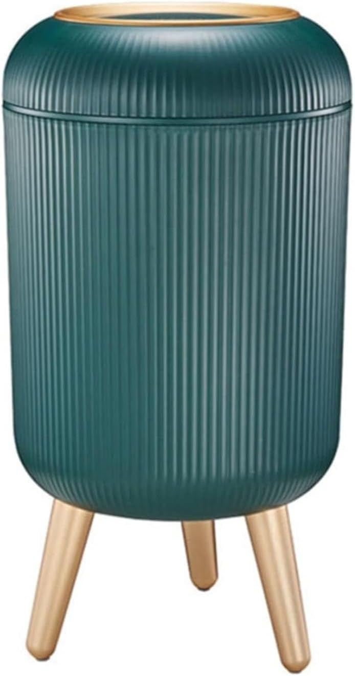 ゴミ箱 ふた付き 10L ダストボックス 丸型 プッシュ式 ごみ箱 スリム おしゃれ 抗菌 消臭 密閉 音無し リビングルーム オフィス用 トイレ 浴室 プラスチック キッチン 部屋|GOTO funny 店