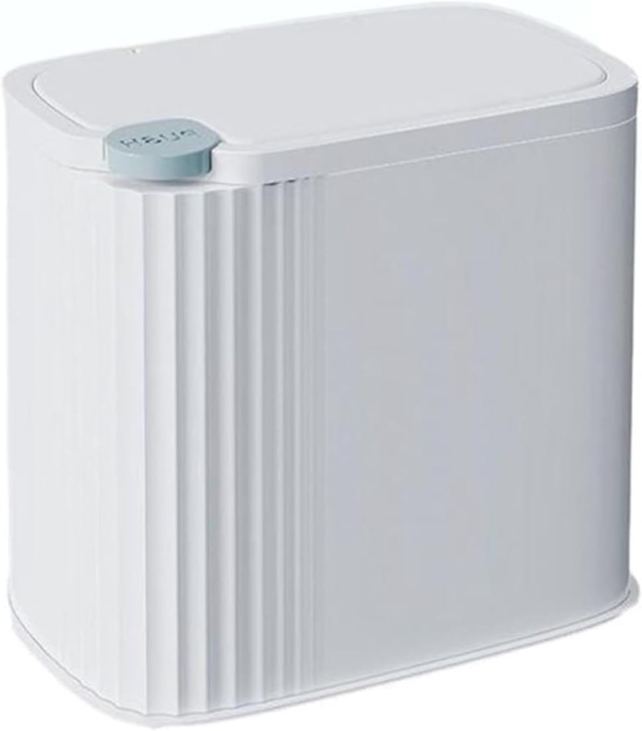 紙くずかご 上蓋付き添い人 15L 砂ぼこりボックス席 角型 うしろ押し式 紙くずかご か細い 今めかしい 密閉 抗菌 音絶無 消臭 御部屋 風呂場 執務室用 勝手もと 可塑性物質 室内用便器 緑であること リビング御部屋