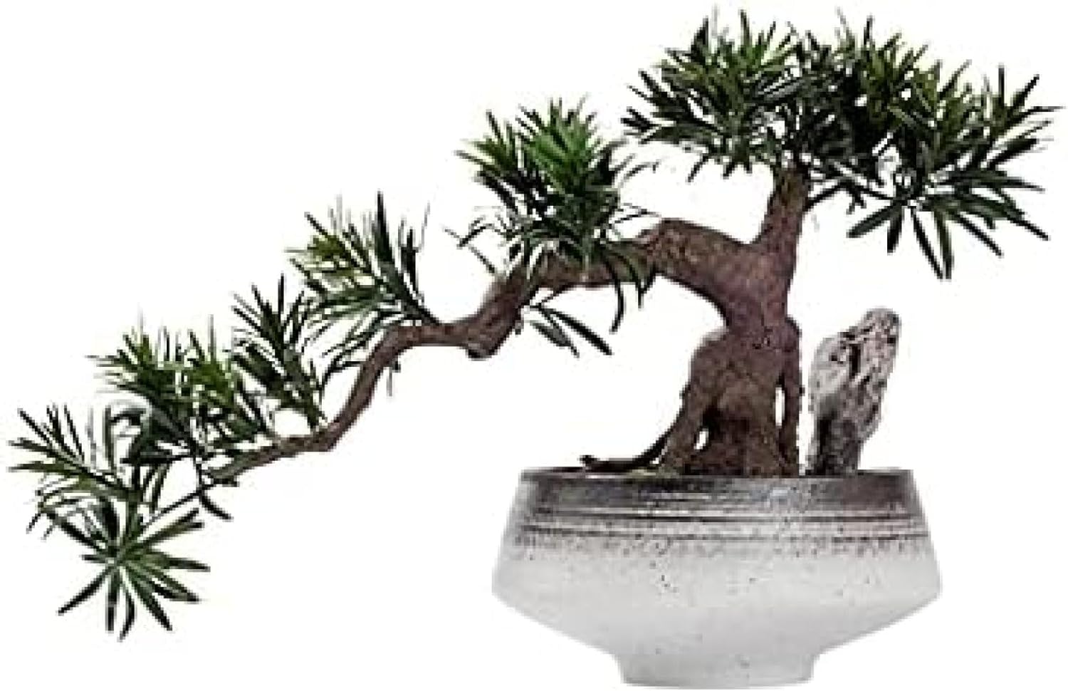 人工鉢植え 人工盆栽 フェイクツリー 人工芝 天然石 セラミック植木鉢 人工観葉植物