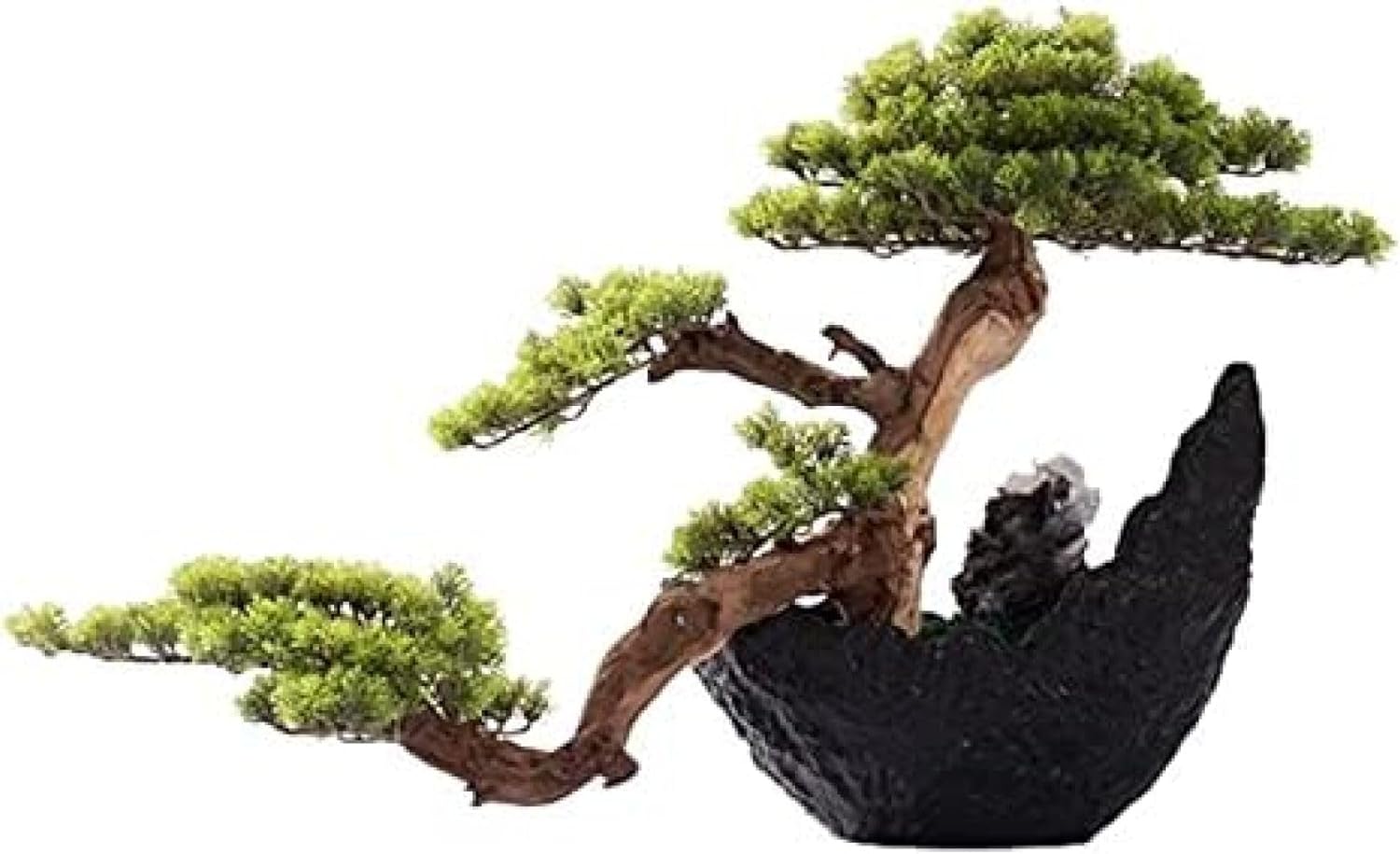 室内かざり付ける用の人工観葉草木 人工盆栽の木 屋内用人工緑盆栽 醇乎たる材 かざり付ける盆栽 脂鉢付き添い人 身寄り、執務室、事務机のかざり付ける 偽の草木