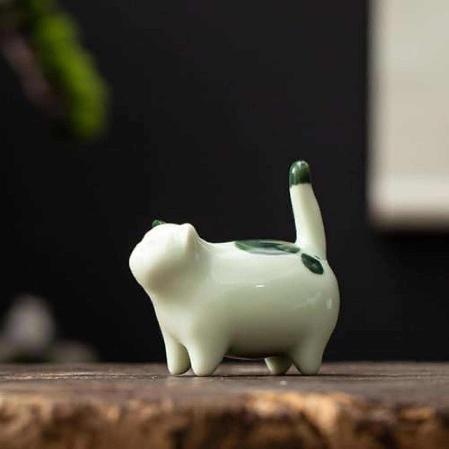 ねこ 置物 F 猫 かわいい ねこの陶器 オブジェ おしゃれ 飾り物 陶磁器置物 リビング飾り 退職 祝日 小さいプレゼント 誕生日 お年祝い 飾り 北欧 玄関 部屋 面白い 年末 タイプ3 インテリ|GOTO funny 店