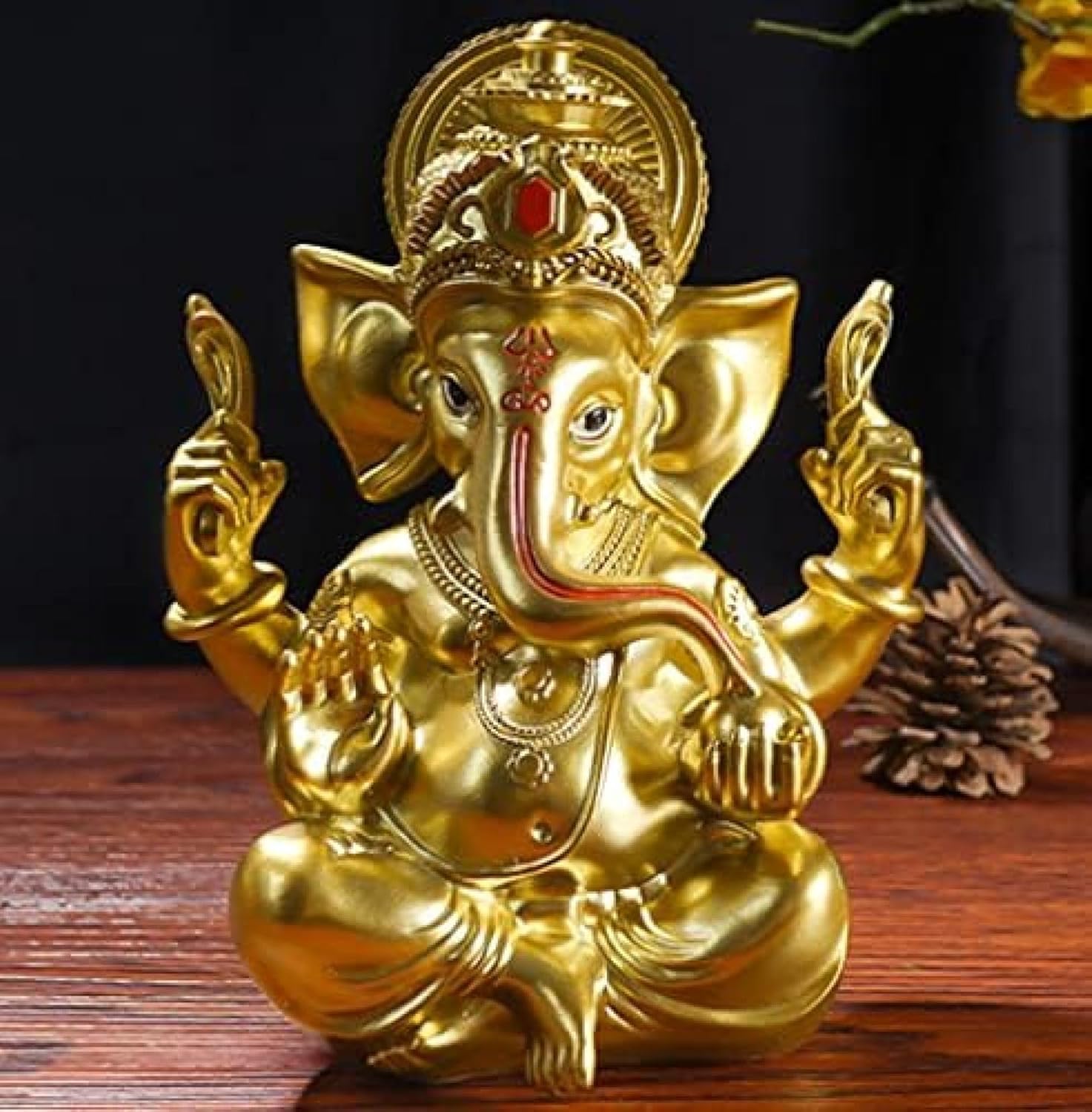 ガネーシャ 置物 風水 インドの神様 象 オブジェ ガネーシャ像 開運 金運アップ 商売繁盛 厄除け グッズ風水グッズ 玄関 オブジェインテリア｜GOTO funny 店