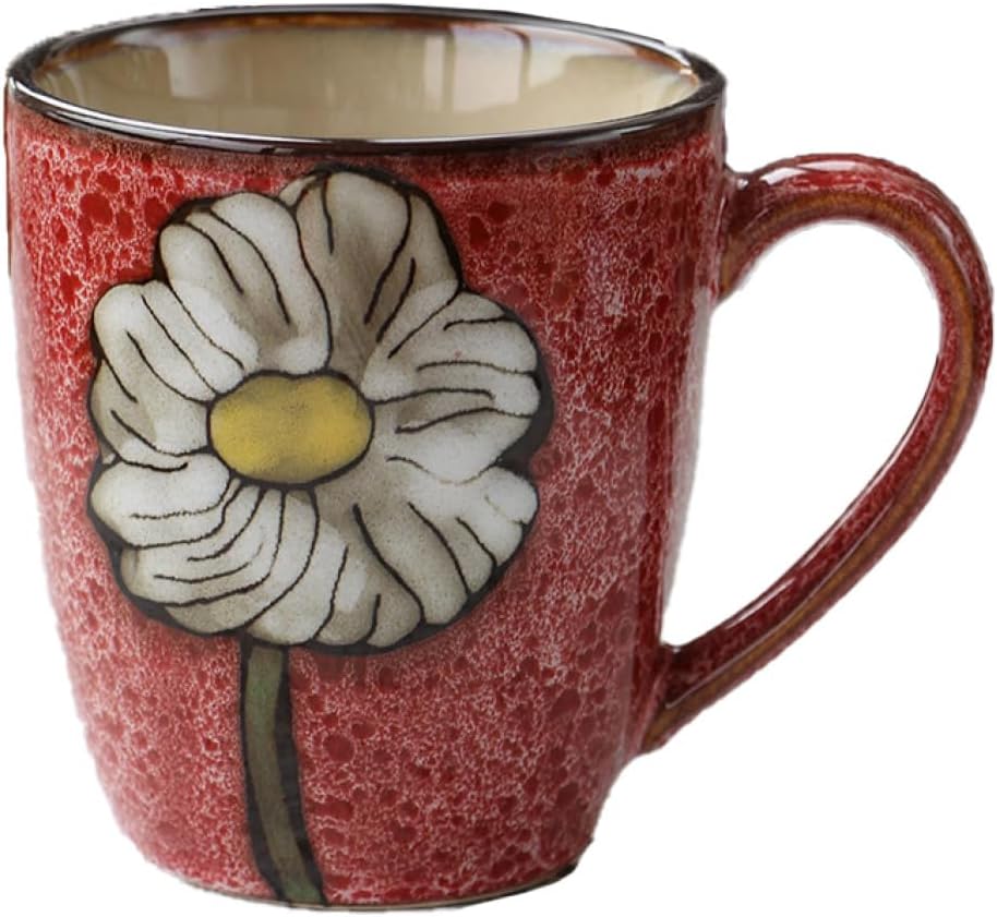 コップ 花柄 350ml*2 ありの実 敬老の日 差し上げ物 孫 差し上げ物 マグカップ コップ 赤いこと ありの実仕掛ける 瀬戸もの 仕掛ける 一緒になる 生み出すこと 内祝い 差し上げ物 金婚式 生まれ落ちる日差し上げ物 還暦祝賀会 古希 喜