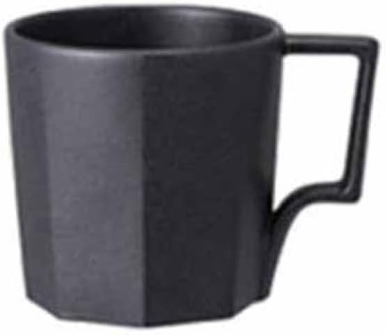 マグカップ 300ml 黒いこと コップ 優勝杯 瀬戸もの 瀬戸もの 黒 珈琲 分かりやすい 今めかしい 300ml*1 食洗機相応う 八角形 生まれ落ちる日 儀式用 茶の葉一時停止 大電気容量 生まれ落ちる日差し上げ物 珈琲優勝杯