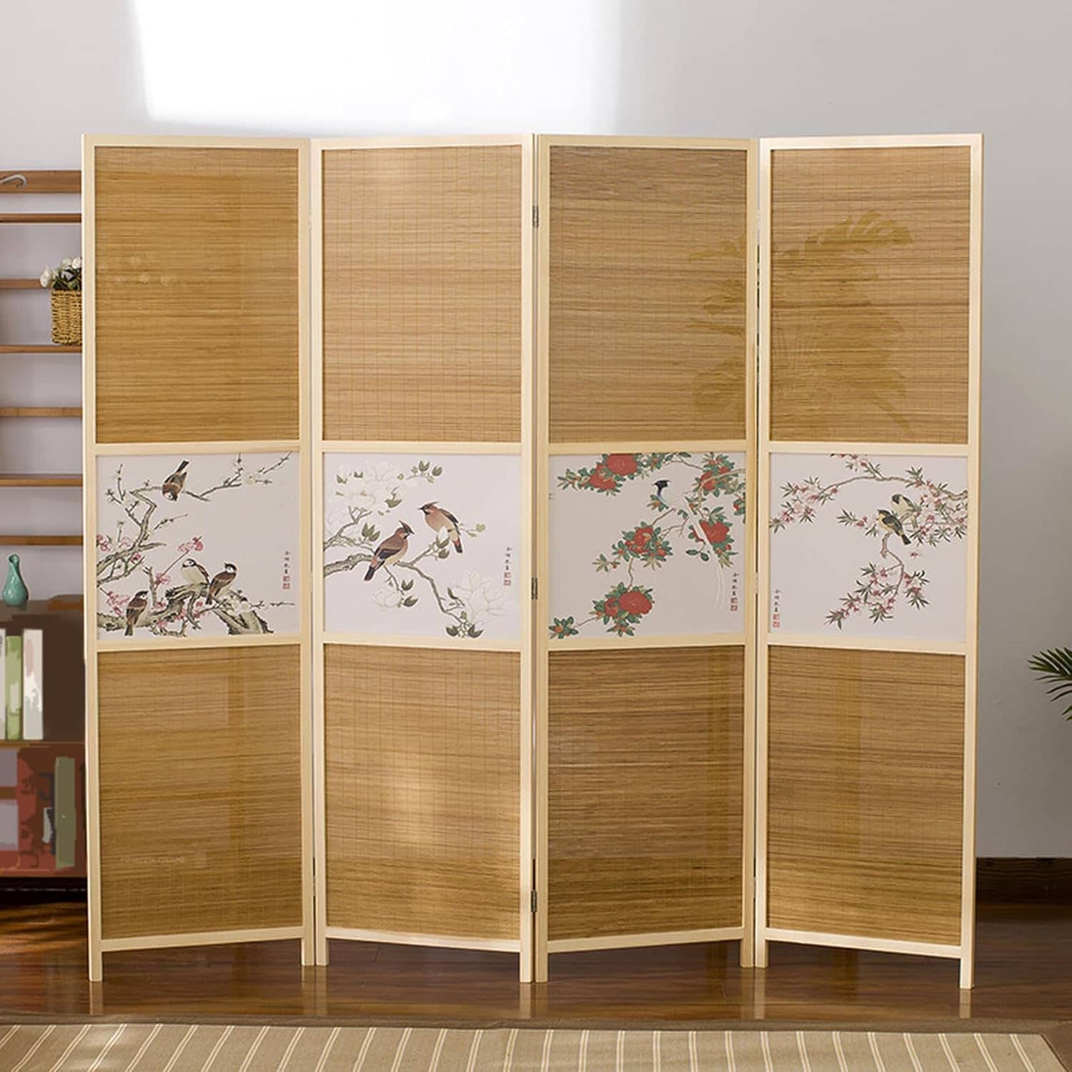 中仕切り パーテーション 衝立 180*50*4 4連 高さ150/170/180珊 自主独往 つつみ隠し 非公開保護すること 映写幕 生まれながら木 折り畳み 今めかしい 北欧 和風 洋風 ヴィンテージ リモート