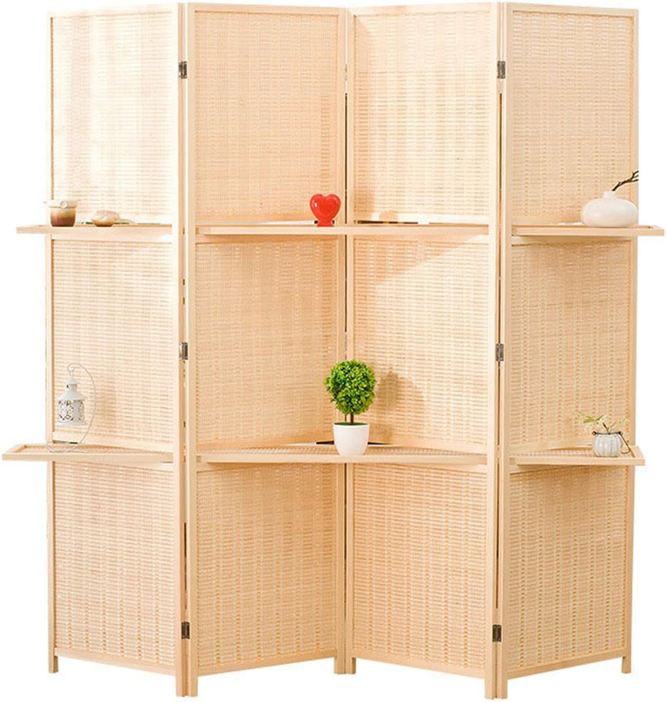 ついたて 間仕切り タイプ1 150*40*4 パーテーション 4連 高さ150/170/180cm 目隠し パーティション 衝立 洋風 和風 仕切り 室内 部屋 オフィス アジアン 折りたたみ 自立｜GOTO funny 店