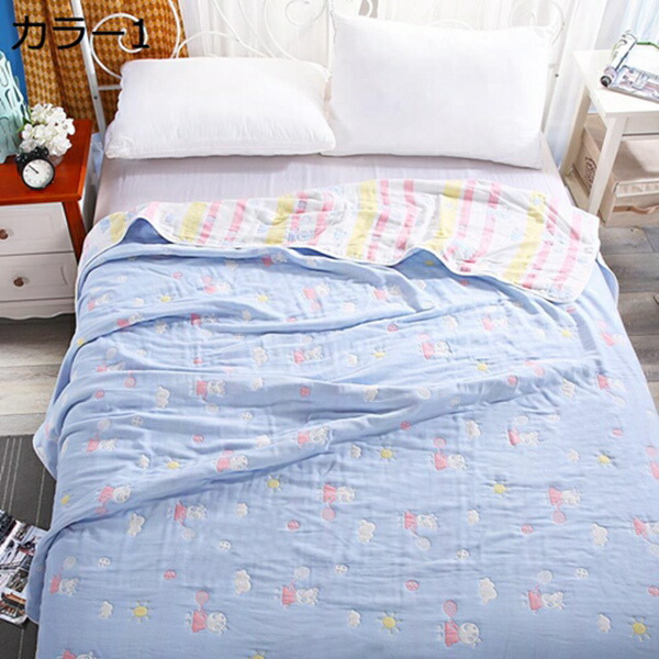 【楽天市場】購入15%-30%OFF ガーゼケット 綿100 6重 シングル 夏用 タオルケット 無添加 軽量 コットン100 柔らかい ...