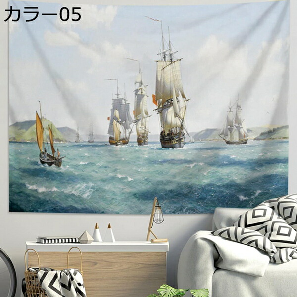 購入15％-30%OFF 風景 タペストリー ウォールアート 寝室の装飾 エスニック カラー ポリエステル 間仕切り 窓カーテン 自宅やお店の装飾 北欧風 おしゃれ アウトドア 壁掛け 風景画 75*95cm かっこいい リモートワーク 長方形 北欧 西海岸