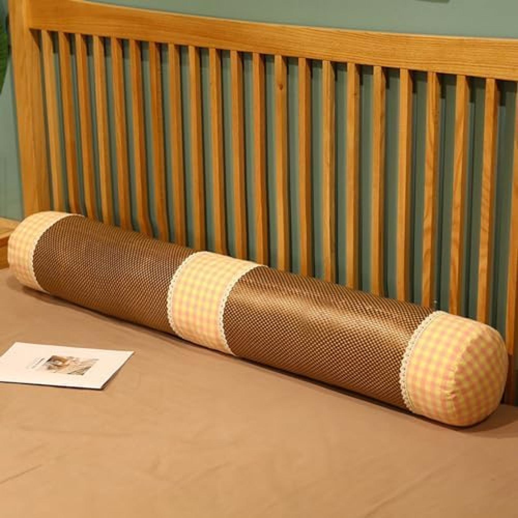 ロングクッション 畳 円筒クッション 冷感 抱きまくら 低反発 硬い カバー洗える 春夏 夏用 爽やか 涼しい だきまくら 長い｜GOTO funny 店