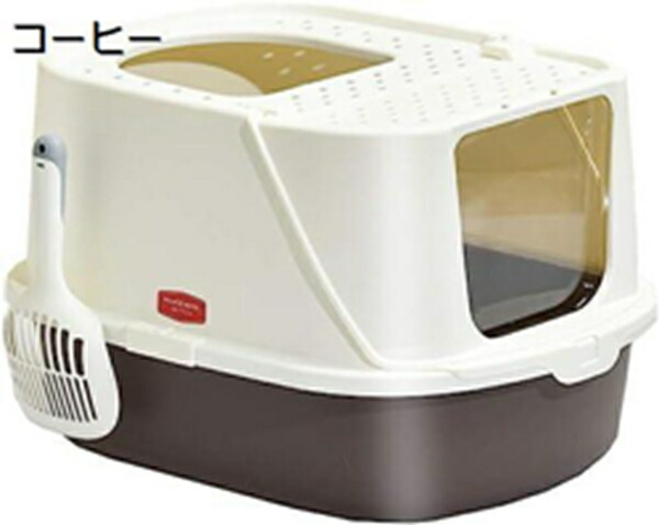 購入25％OFF 猫用トイレボックス 57*43.6*38.2cm 猫トイレ本体 取り外し可能 完全に閉じた 猫用トイレ スコップ付き 掃除しやすい 猫砂の飛び散り防止 ねこトイレ おしゃれ 臭い防止 抗菌 大型｜GOTO funny 店 10,930円