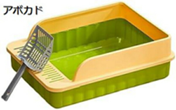 購入15％-30%OFF 猫用トイレ 本体 半密閉型 オープンタイプ 猫トイレ スコップ付き 大きめ フェンスを高く 漏れ防止 耐久性 砂の飛び散り防止 組み立て不要 子猫、小柄な猫用 清潔便利 厚み 臭わない｜GOTO funny 店