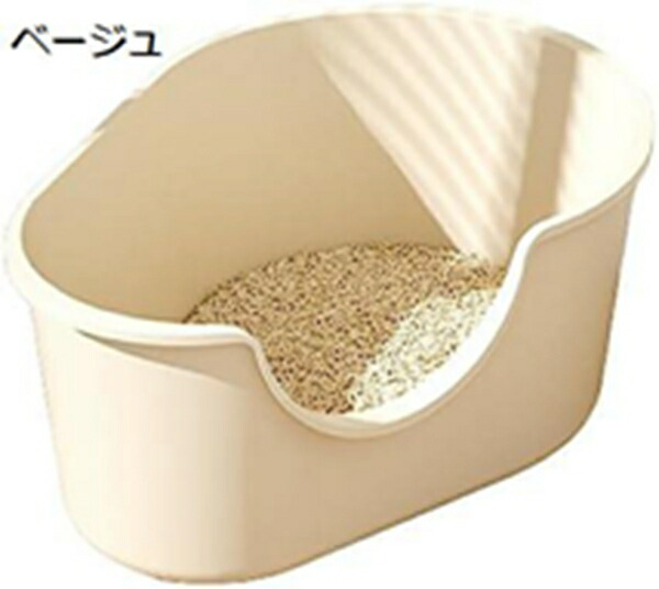 購入15％-30%OFF 猫トイレ 猫用トイレ本体 大型 オープンタイプ キャットトイレ ハーフカバー おしゃれ 猫用 トイレ 丸洗い可能 掃除しやすい 砂飛び散り防止 軽量 大きい猫 小さい猫 猫のトイレ ペットトイレ 可愛い ネコトイレ｜GOTO funny 店