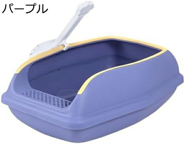 購入15％-30%OFF 猫用トイレ オープントップ 猫用トイレ本体 猫トイレ 子猫 成猫 ネコトイレ 飛び散らない 足に砂残らない 掃除しやすい 可愛い おしゃれ 清潔 抗菌 ハーフカバー システムトイレ用 快適｜GOTO funny 店