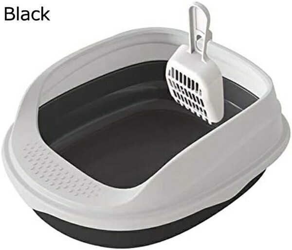 購入15%-30%OFF 猫用トイレ本体 ハーフカバー本体セッ 消臭・抗菌 プラスチック|GOTO funny 店