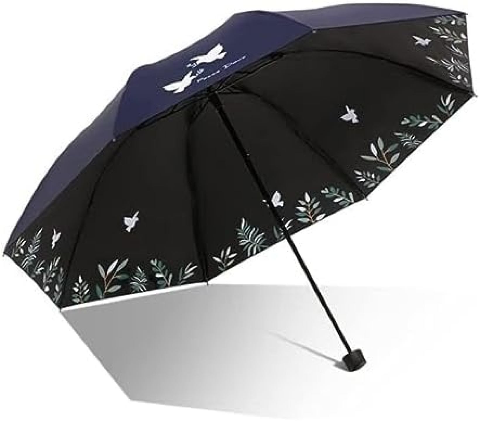 折りたたみ傘 露天の真っ白い鳩とオリーブの枝の行動様式旅する傘雨の成人男性と御上さんの目的の豪然たるな耐久性のあるお日さまと雨 晴雨兼用軽さ