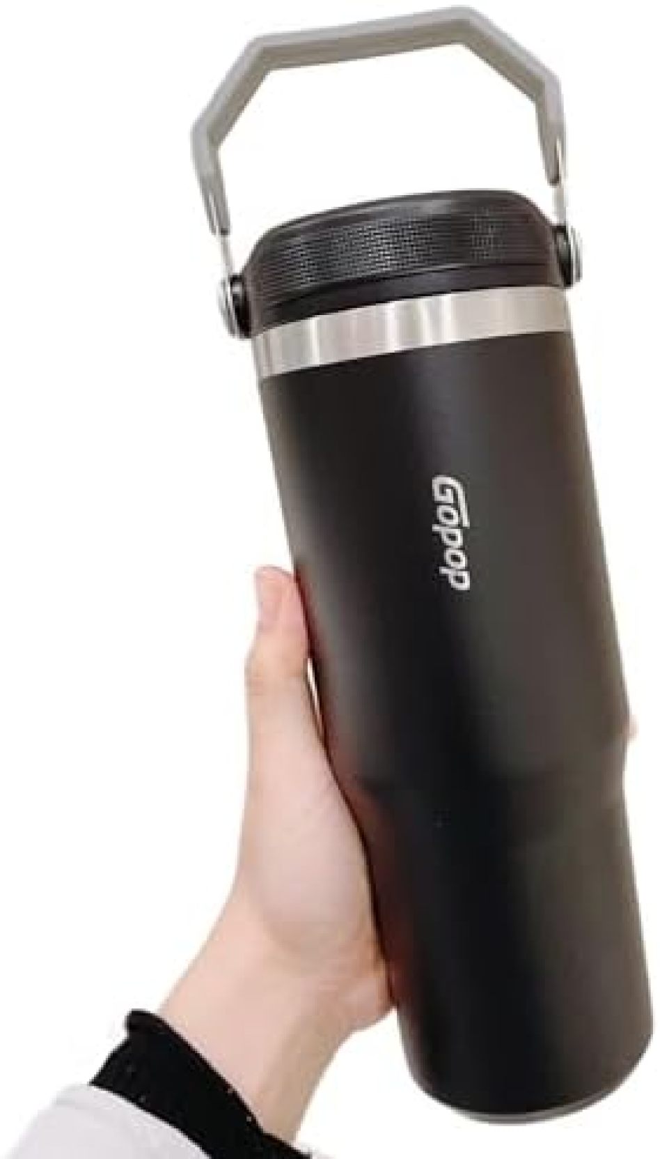 マグボトル 900ml  吸い筒 無意味さ断熱ケータイマグ 保温 保冷 ステンレス鋼 穴あるフタ付き添い人 麦わら 瓶 珈琲優勝杯 車
